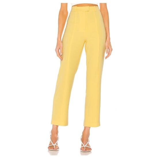 Lovers + Friends Margo Pant | Size L | Buttercup Yellow | Tall Girl Friendly - Picture 1 of 5